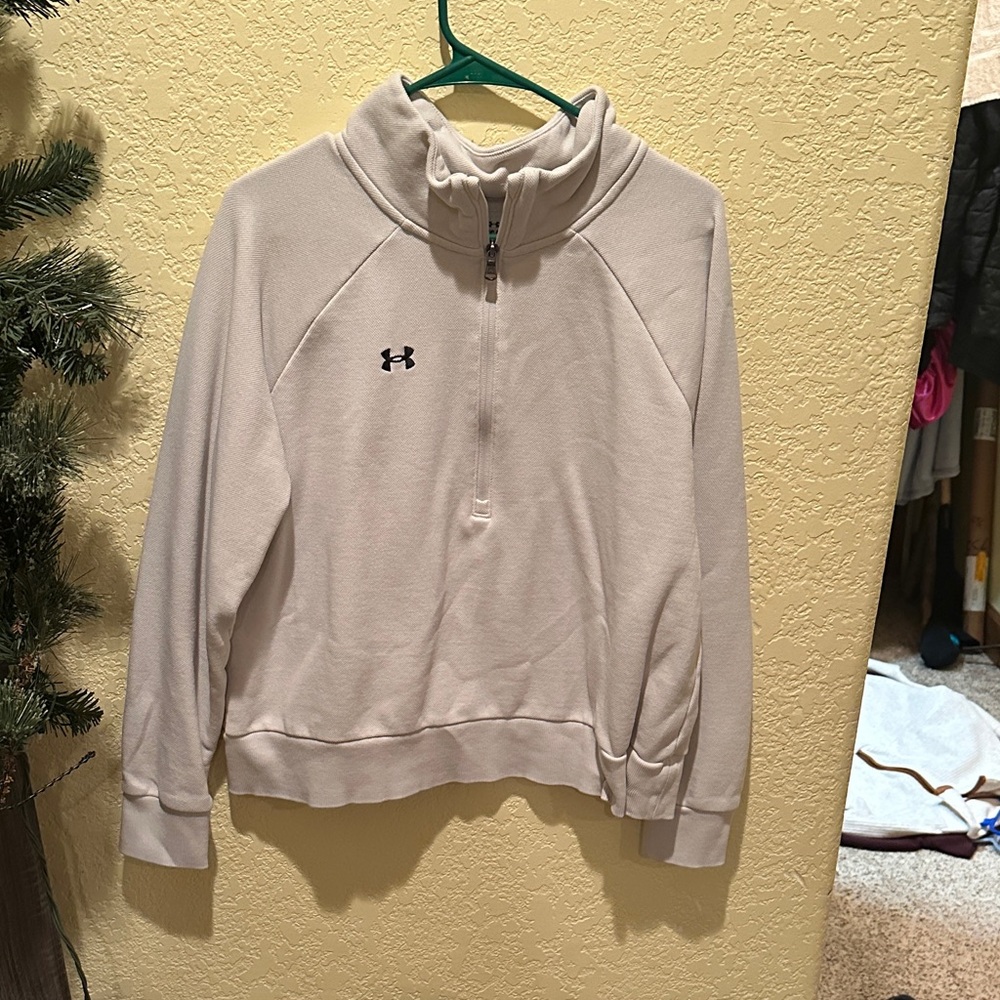 Under Armour Women's Off-White Cowl Neck Sweater